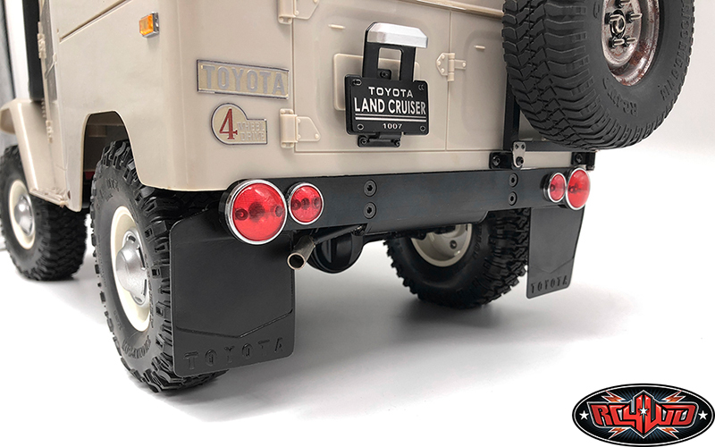 CC HAND Rubber Mud Flap for 1/10 RC4WD G2 FJ40 with Metal Brackets