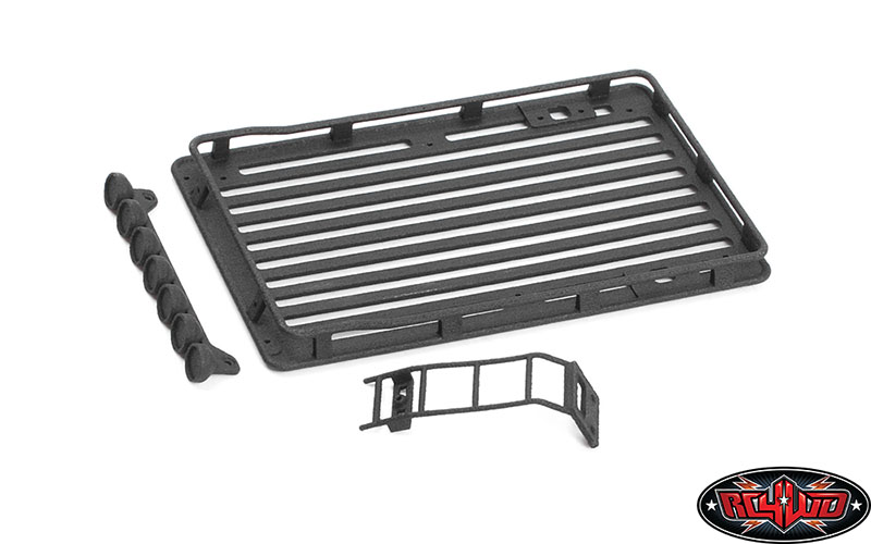 Micro Series Roof Rack w/ Light Set and Ladder Axial SCX24 1
