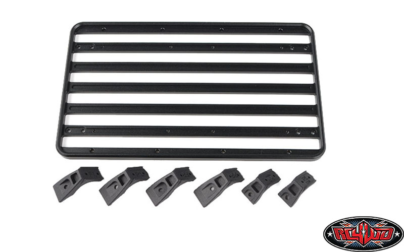 RC4WD D90 RC用　ルーフラック Amazon | INJORA 金属製ルーフラック・キャリア ライトバー付属 1/10