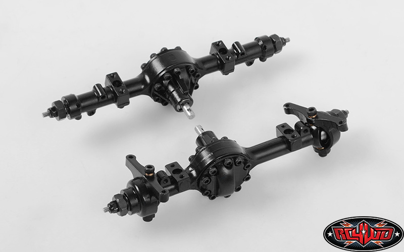 RC4WD Front Axle &Rear Axle W/Differential Lock For 1/10 RC Crawler RC 4WD D90 