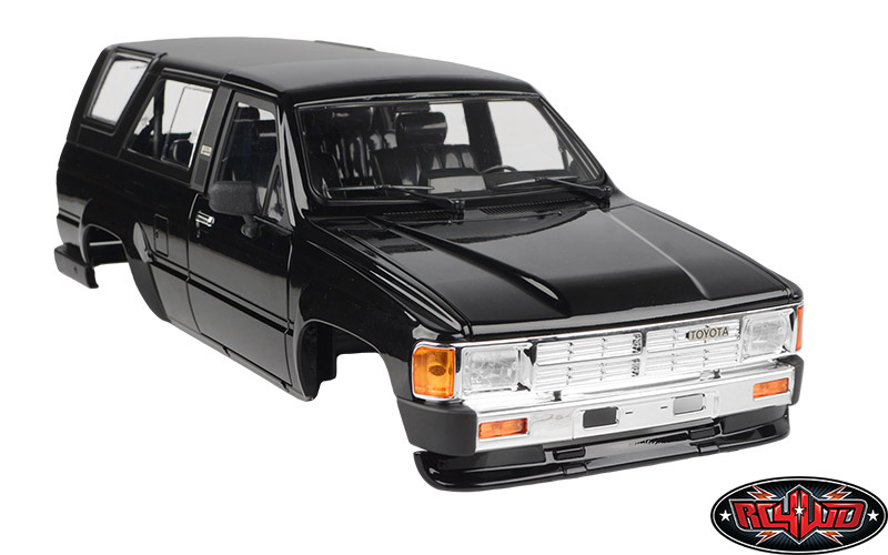 RC4WD 1985 Toyota 4Runner Hard Body Complete Set (Black)-Z-B