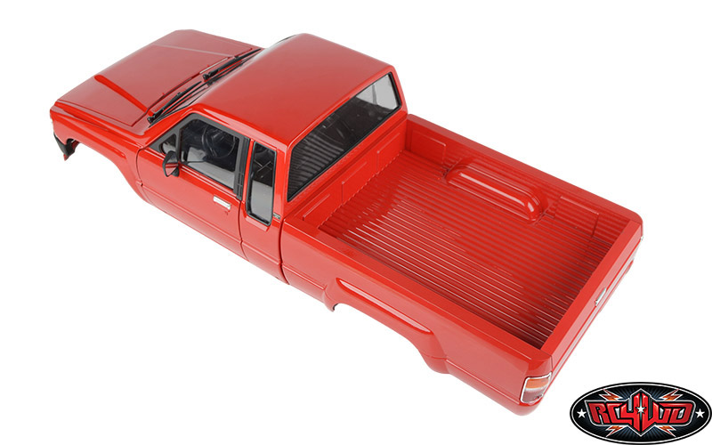 RC4WD 1987 Toyota XtraCab Hard Body Complete Set (Red)-Z-B00