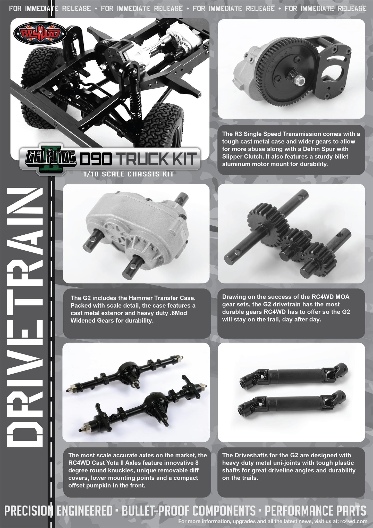 Details about   1x Aluminum 2 Speed Transfer Case Gearbox for D90 1:10 Scale RC Crawler Parts US 