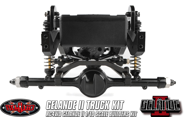 Heavy-Duty Metal Front & Rear Axles For 1/10 RC Crawler (SCX10, RC4WD Gelande II, TF2, D90, D110, YotaII)