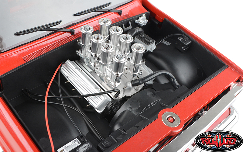 美品★【RC4WD製★Blazer & K10 V8エンジンベイ RC4WD Small Block V8 Engine Bay for Chevrolet Blazer and K10