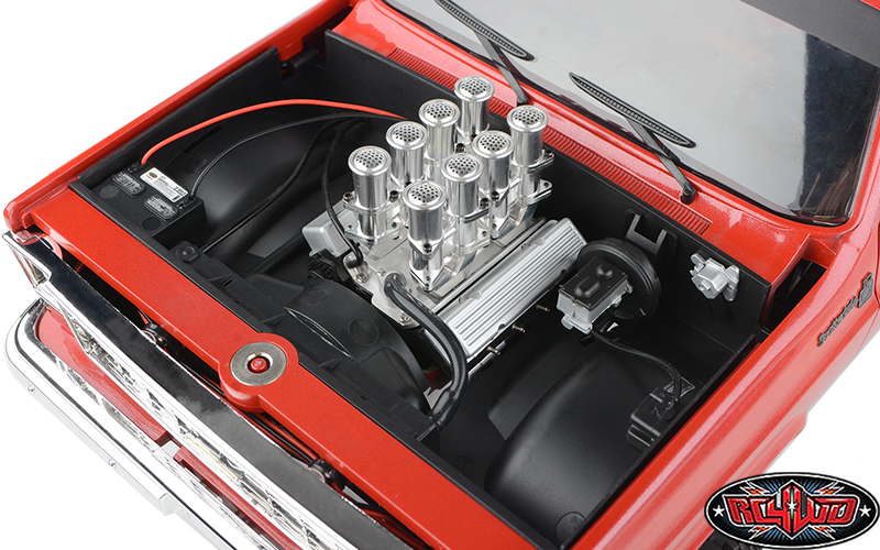 美品★【RC4WD製★Blazer & K10 V8エンジンベイ RC4WD Small Block V8 Engine Bay for Chevrolet Blazer and K10