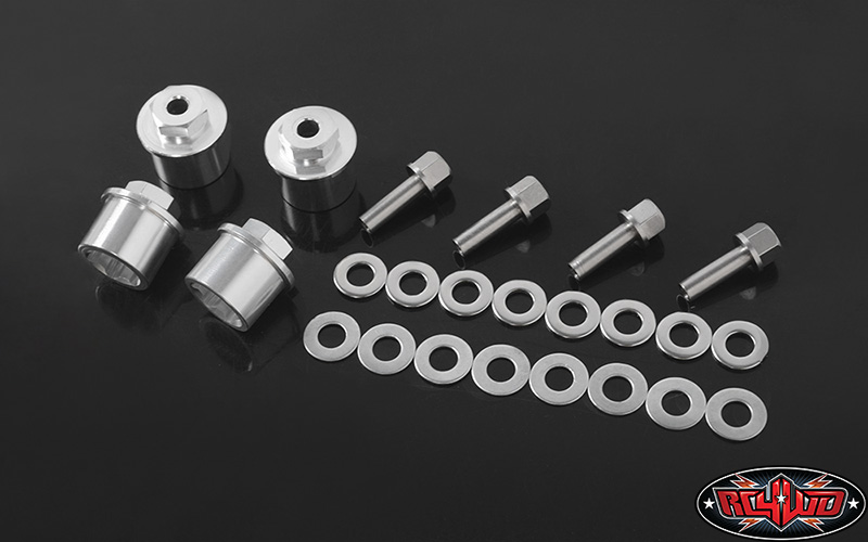 Set of INOX Screws and Nuts for Beadlock Rims 10mm 30pcs RC4WD Tamiya Axial 1/10 