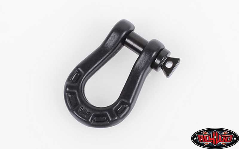 Black, Pack of 4 MOHERO Aluminum D Ring Shackle Tow Shackle for 1/10 Scale TRX-4 Crawler Car 