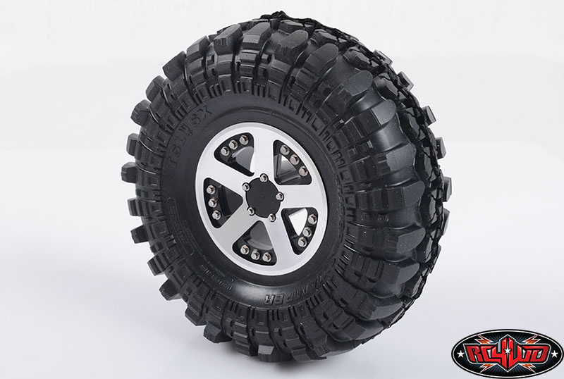 AXSPEED 4pc 1.9 Alloy Beadlock Ring Set For 1:10 RC Crawler, Buggy, Truck – Electric Compatible