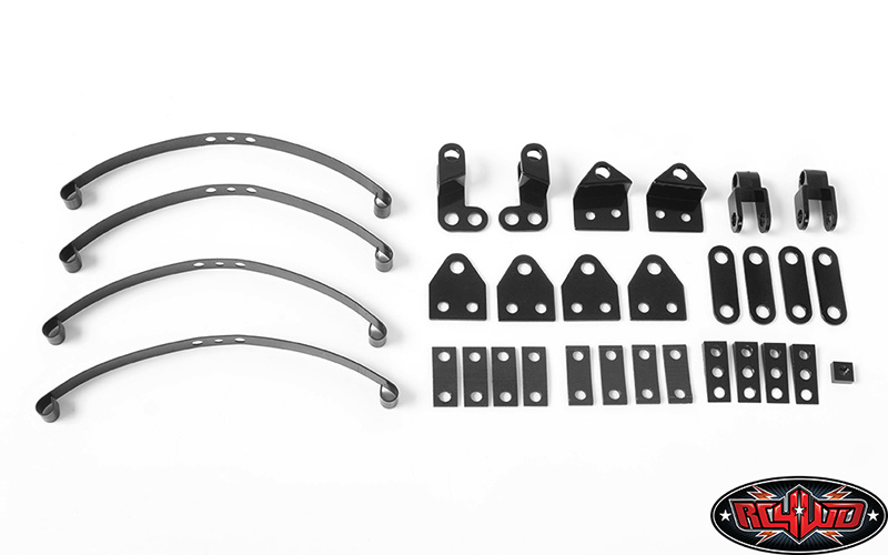 4X Steel Leaf Spring Blattfeder Suspension Umbausätze For 1/10 RC4WD D90 Crawler 