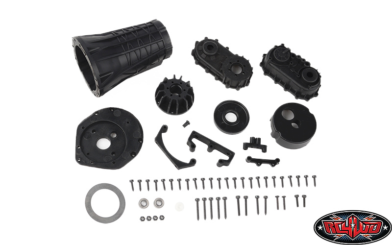 RC4WD Transmission and Transfer Case Plastic Housing Assembl