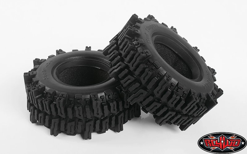 4pcs RC 1.9 Mud Slingers Tire Crawler tyre OD 93mm/3.66inch Fit 1.9 Beadlock rim