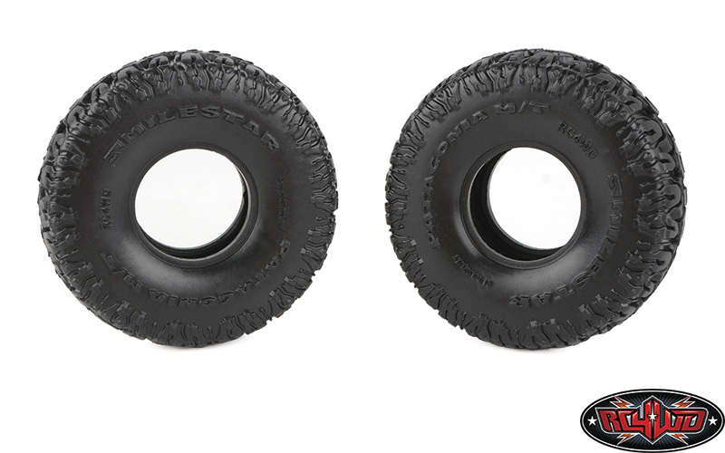【マイリトルテイラー】 RC4WD Milestar Patagonia MT 1.0'' Micro Crawler Tires V2-Z-T