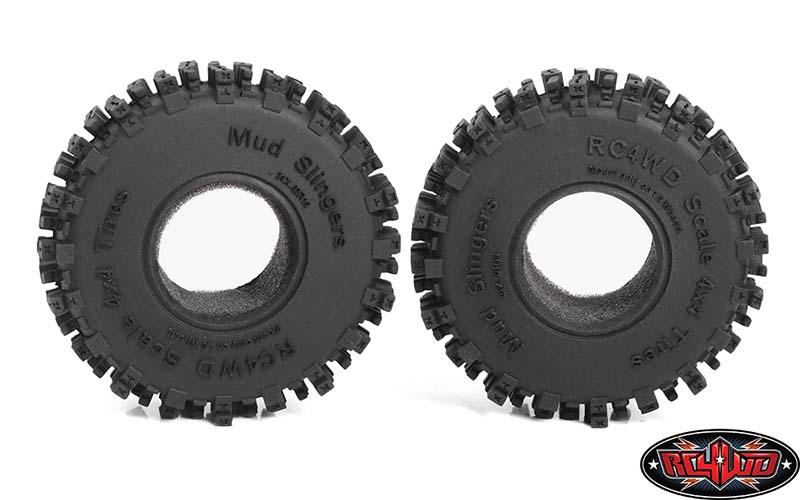 RC4WD Mud Slingers 1.55 Off-Road Tires - 2 Pack For RC Crawlers