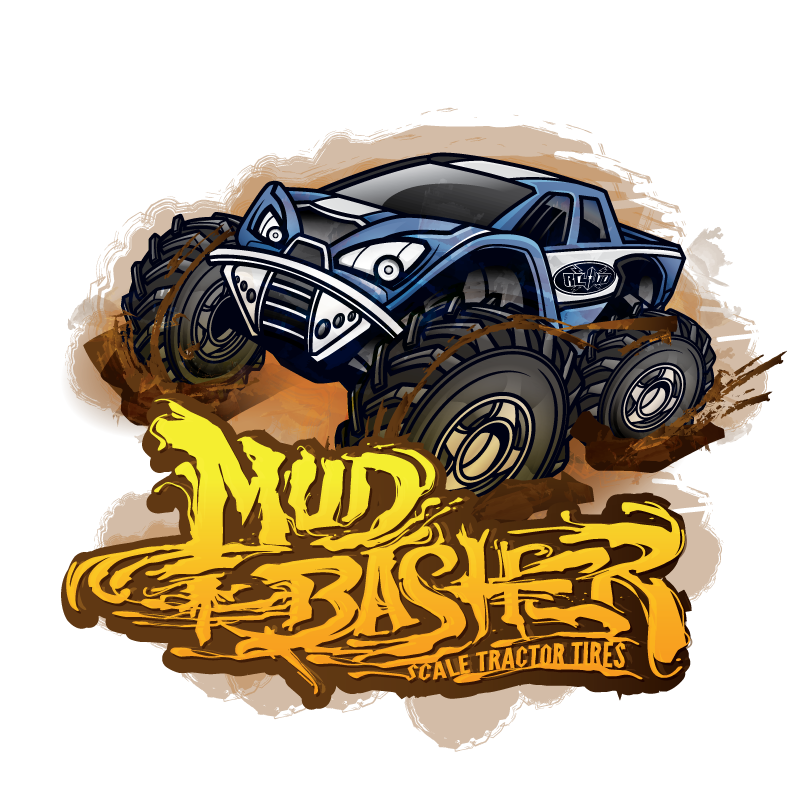 thumbnail image 2 of RC4WD Mud Basher 1.9 Scale Tractor Tires - RC4ZT0115 For RC Vehicles 2 of 12